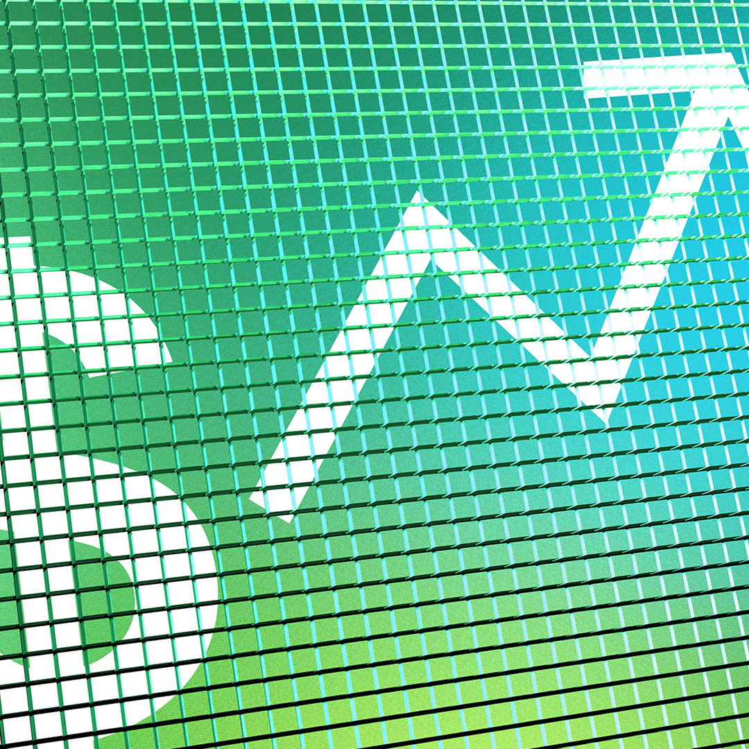 Image of a green sign with a dollar sign and an arrow pointing up