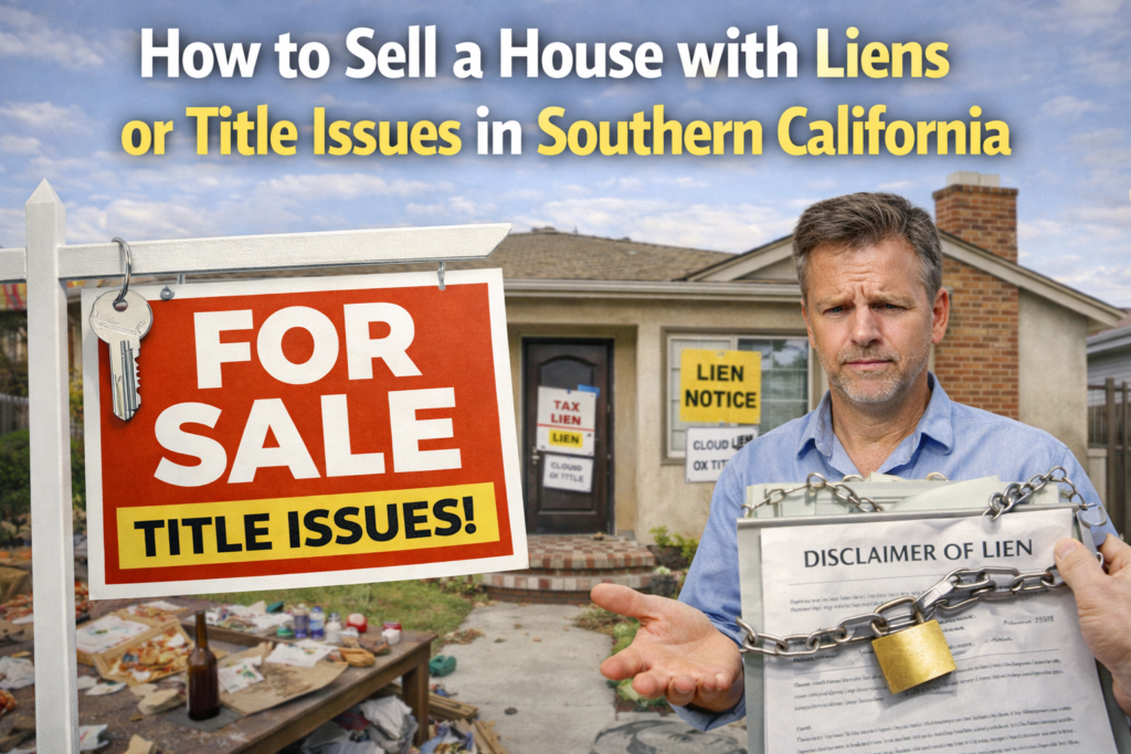 Selling a house with lien issues