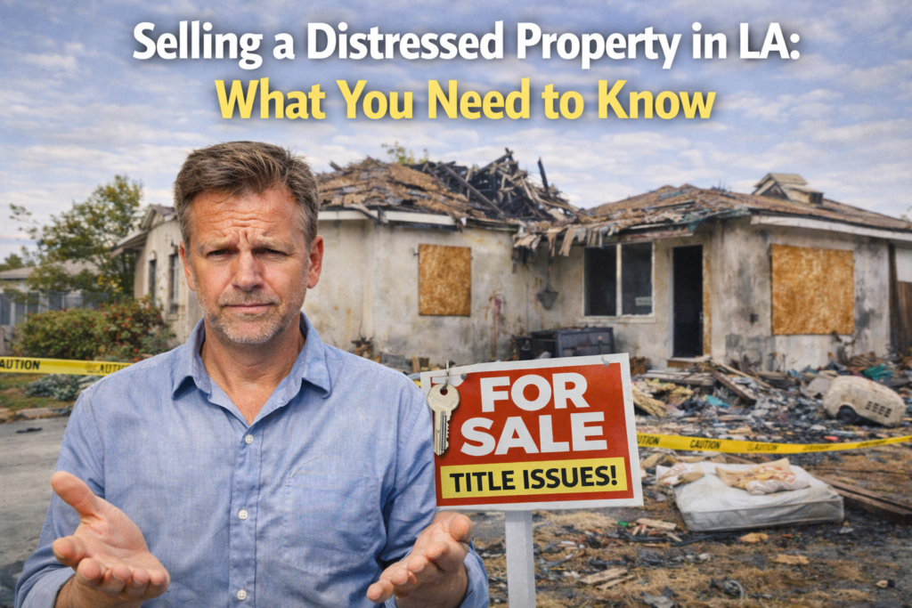 Distressed property and uncertain future